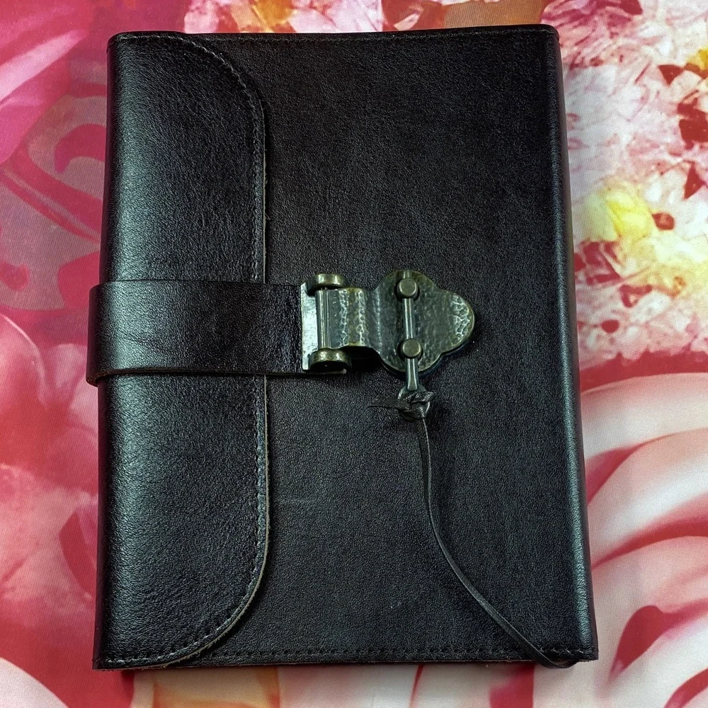 Barnes & Noble Dark Brown Leather Journal - Picture 3 of 5